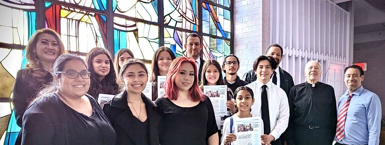 The Schola Cantorale sings regularly at Assumption Parish in the Los Angeles district of Boyle Heights