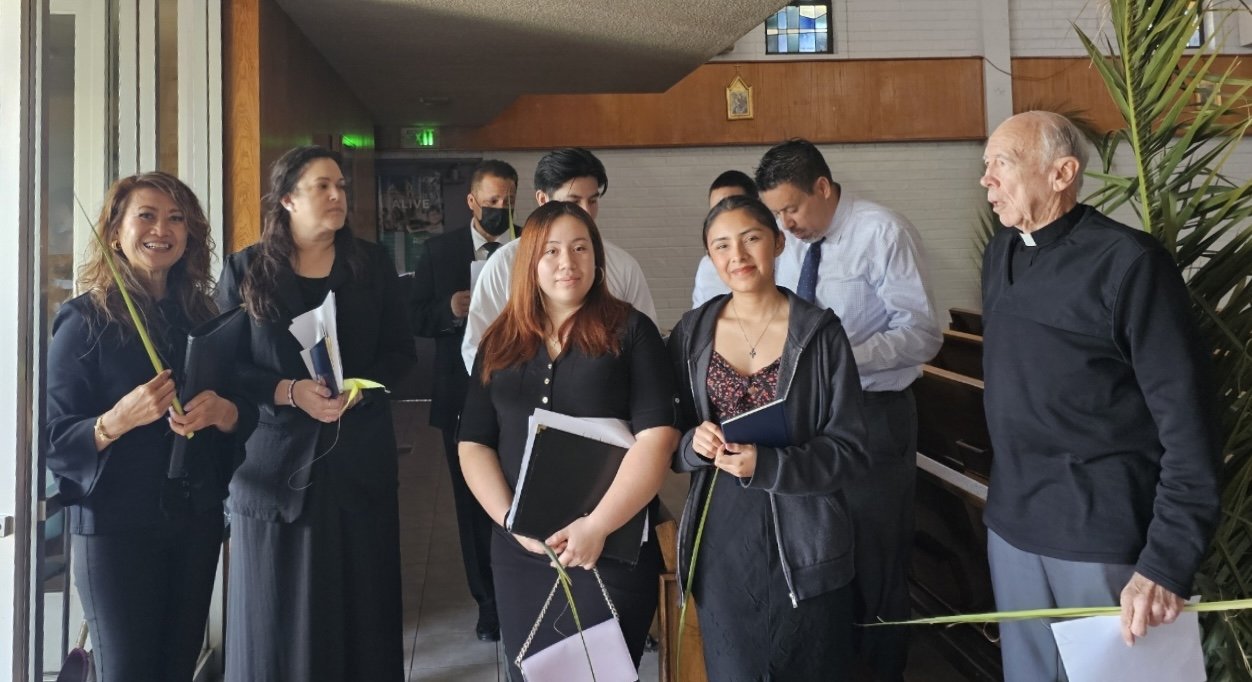 Palm Sunday, March 24, 2024 at Assumption Parish, Boyle Heights, East Los Angeles